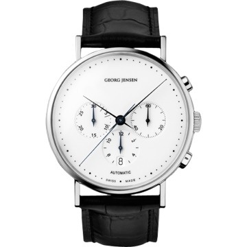 KOPPEL automatic chronograph with white dial ($500+) — Svpply #koppel #minimal #watch