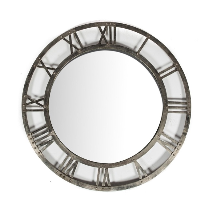 Clock Mirror Round, 80cm x 30cm