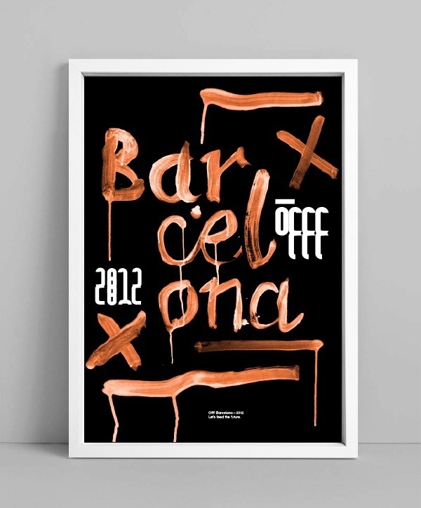 OFFF Barcelona 2012 #design #graphic #poster #typography