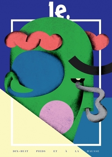 Martin Nicolausson : Here's what's new #graphic #illustration #combo #face #colour
