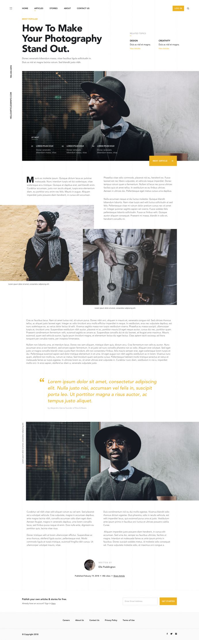 Photography Article by Jerissa Holley