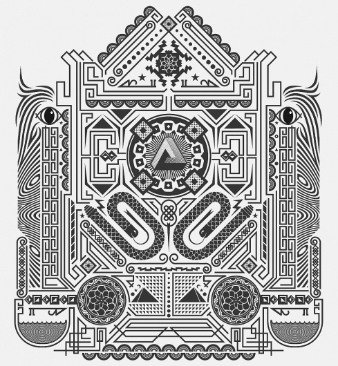 YASLY / SELECTED WORKS (2004 - 2011) / Threadless Select #geometry #lines #pattern #yasly #design #shape