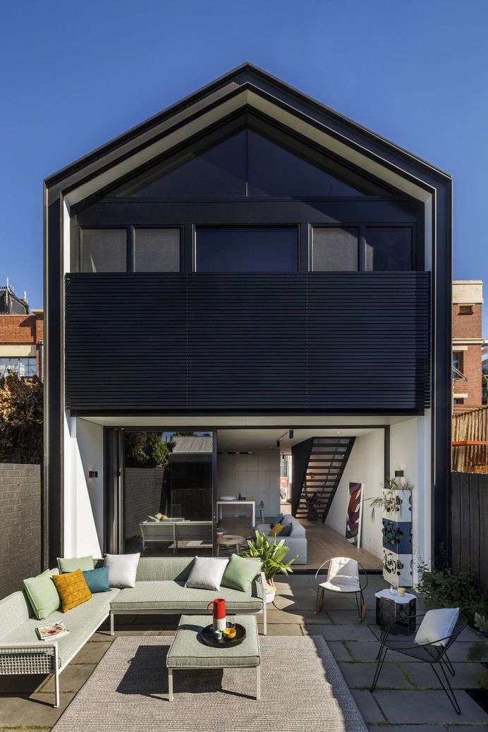 Contemporary Timber Clad House Inspired by Colonial Workers' Cottage 8