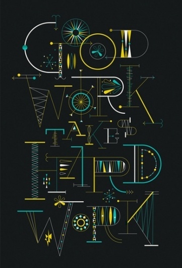 Brent Couchman Design & Illustration - Play #lines #shapes #couchman #brent #custom #type #typography
