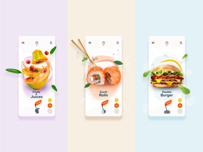 Food Delivery App mobile application mobile ui mobile design delivery app mobile app design food food delivery application mobile app mobile ecommerce minimal app design ux ui food delivery app