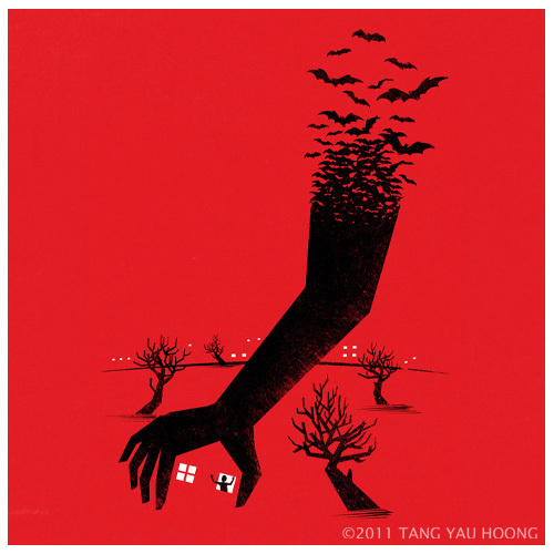 The Art of Negative Space. on the Behance Network #illustration #texture
