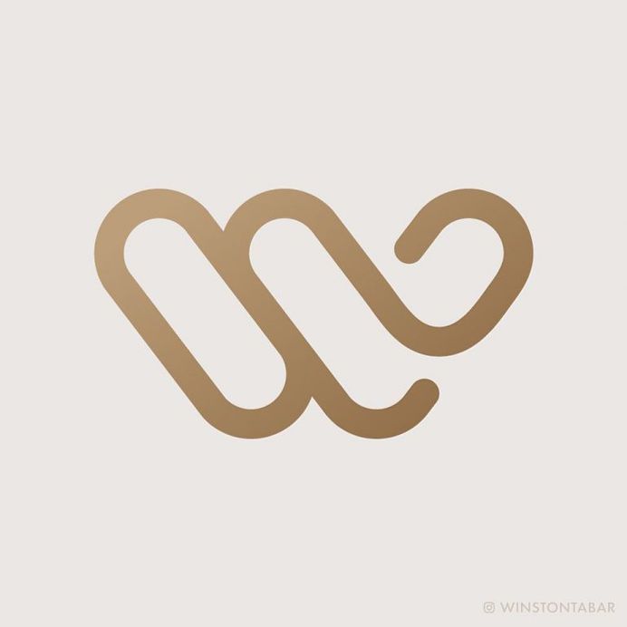 W Logo Personal Identity by Winston Tabar