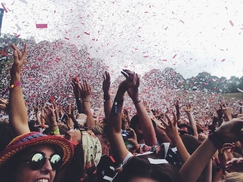 (2) Likes | Tumblr #crowd #hands #party