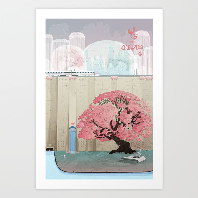 The Lands of Demos Art Print