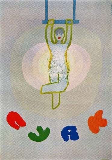 Jan Mlodozeniec CYRK Illustration | Flickr - Photo Sharing! #illustration #circus #retro #poster