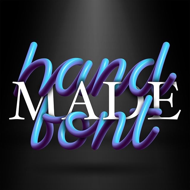 @handmadefont #handmadefont #handmadefontlogo . . . Thanks @stebradbury and @ianbarnard for their helpful videos about this technique. They