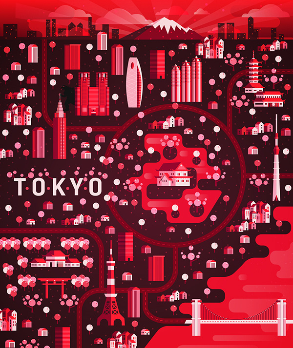 Cosmópolis Pt.2 on Behance #city #illustration