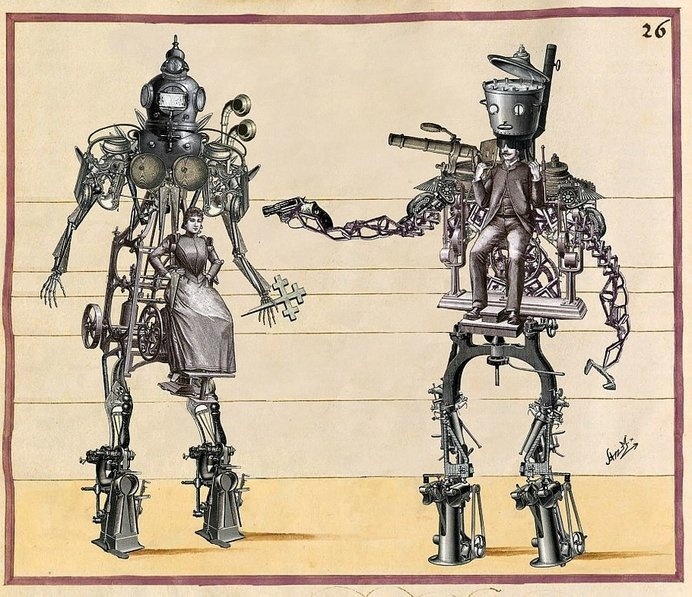 Collage artwork by John Clowder