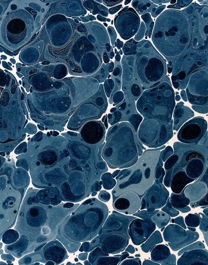 Energy and motion made visible — memories arrested in space - but does it float #19th #bibliodyssey #pattern #marbling #paper