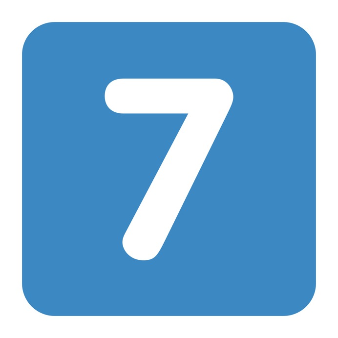 See more icon inspiration related to seven, numbers, miscellaneous, signaling, maths, buttons, interface and symbols on Flaticon.