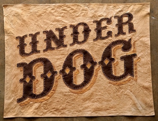 Standard Grit — "Under Dog" Flag #type #lettering