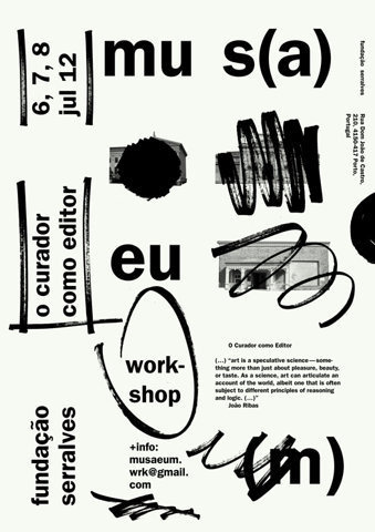 manystuff.org — Graphic Design daily selection » Blog Archive » mus(a)eu(m) – The Curator as Editor #design #poster #typography