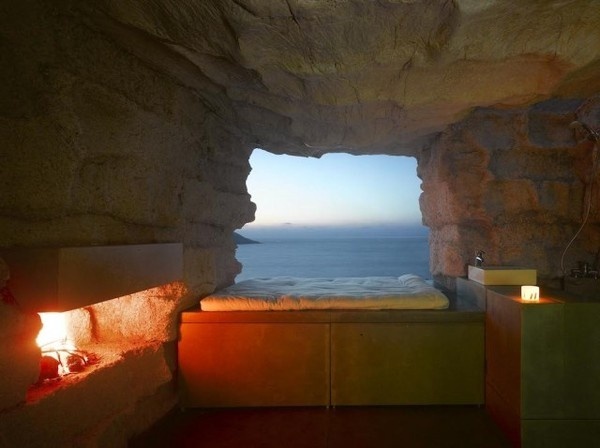Rockhouse 2 #house #rock #design #architecture #bed #view