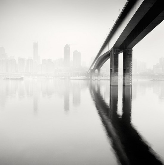 city of fog9 #white #fog #city #& #black #photography