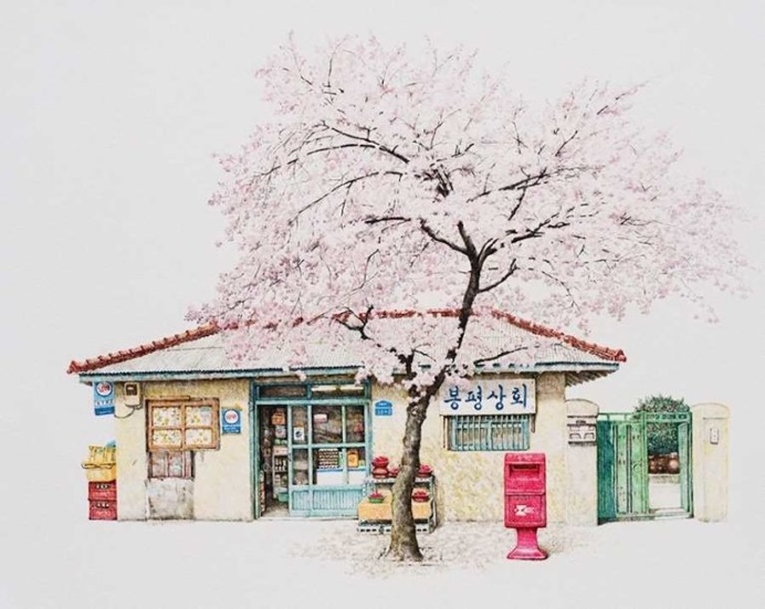 Me Kyeoung Lee Spends 20 Years Sketching South Korean Convenience Stores