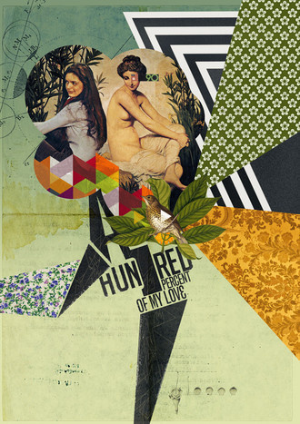 Di Poster by Oslo #oslo #poster #collage #vintageart #wallpaperart #urbanart
