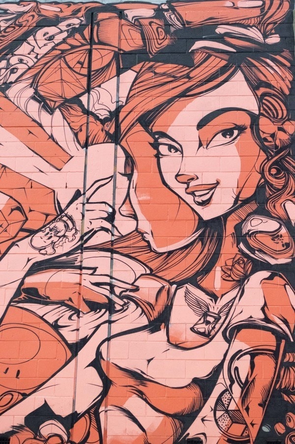 Photography of the Rise Exhibition in Christchurch on Behance #linework #art #street