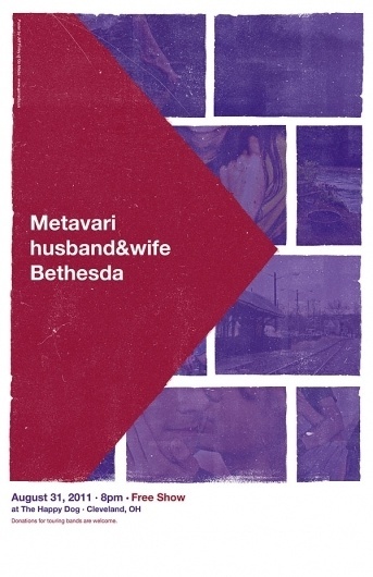 Dribbble - metavari_poster2.jpg by Jeff Finley #grid #minimal #vintage #poster #music #helvetica #cleveland