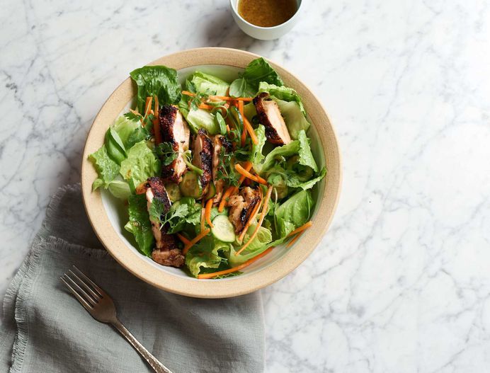 Lemongrass Chicken Banh Mi Salad
