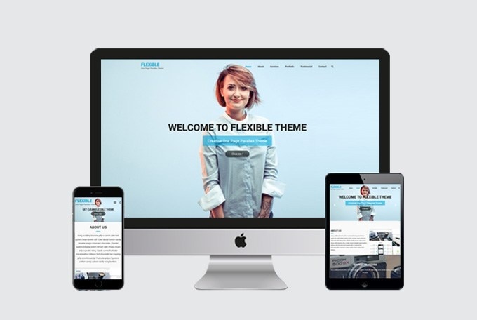 Flexible : One Page Parallax WordPress Theme