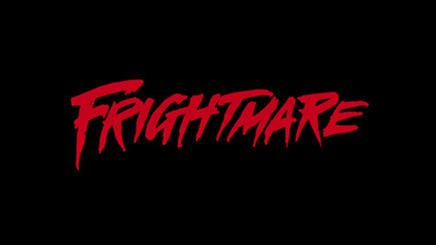 Frightmare 1983 movie poster lettering #horror movie posters #frightmare
