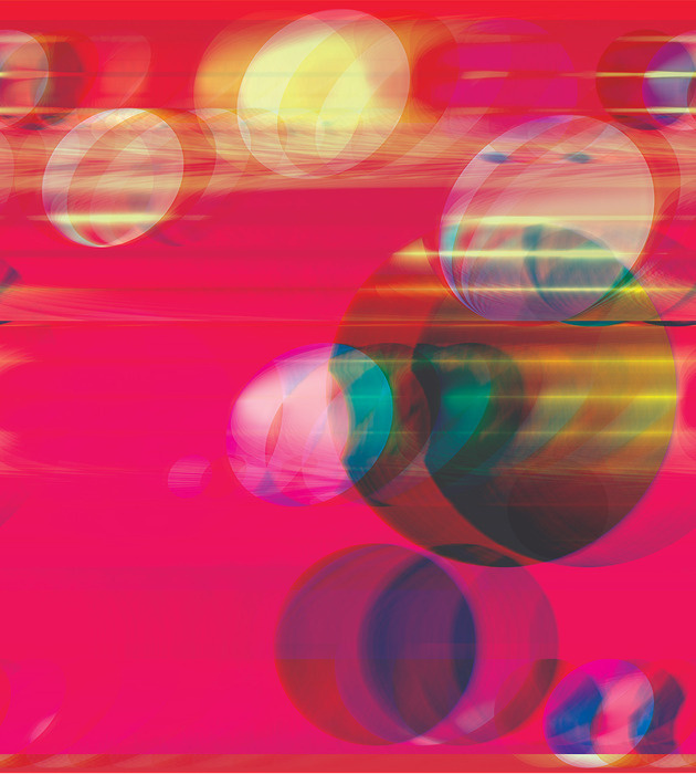 Daniel Temkin, Glitchometry Circles #4, 2013