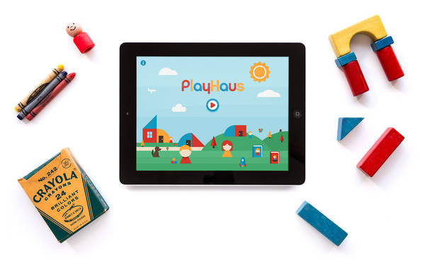 PlayHaus iPad App #flat #vector #print #design #color #screen #illustration