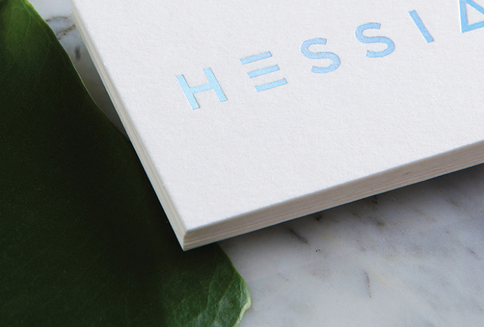 Hessian Magazine by Dylan McDonough #print #design #business #card #graphic #gradient