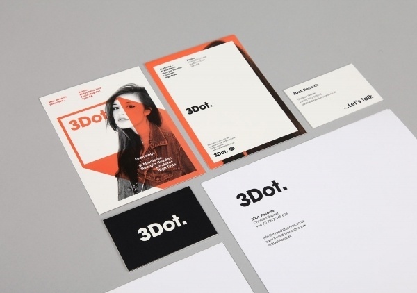 3Dot. Records Branding - She Was Only #stationary #branding #flyer #printing #logo