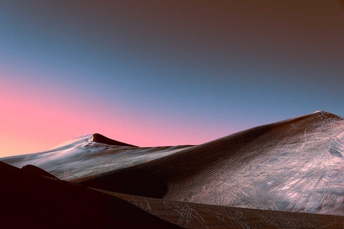 Neon Desert: Mysterious Lights of Desert by Stefano Gardel