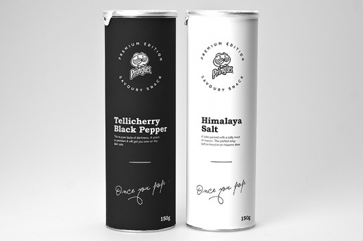 PRINGLES PREMIUM | Niklas Hessman #stylish #premium #packaging #himalaya #simple #minimal #pringles #salt