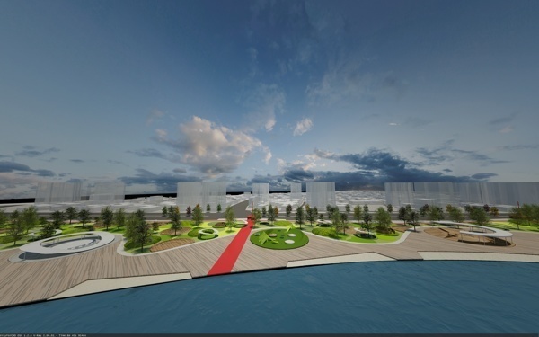 Vlora Waterfront Competition on Behance #3d #rendering