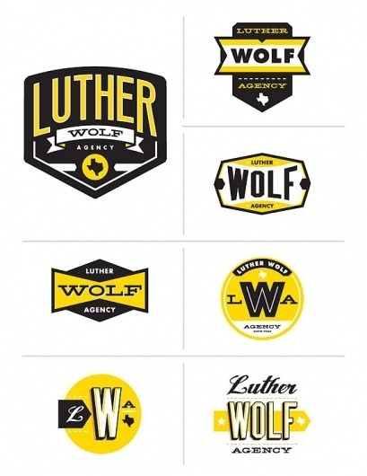 Luther Wolf Agency | S G N L // Branding & Design #mark #agency #yellow #logo #typography