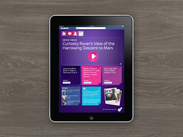 Digital design for website, phone and tablet app. #self #ipad #tablet #app #service #purple