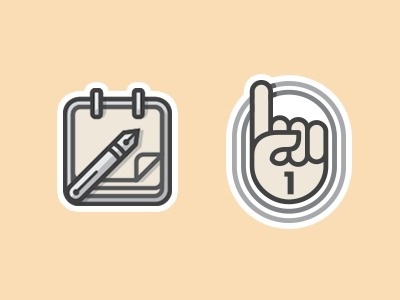 Dribbble - Recreate The Date by Mackey Saturday #line #vector #calendar #icons #illustrations