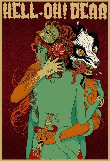 HELL - OH! DEAR | Flickr - Photo Sharing! #illustration #bicicleta #douglas
