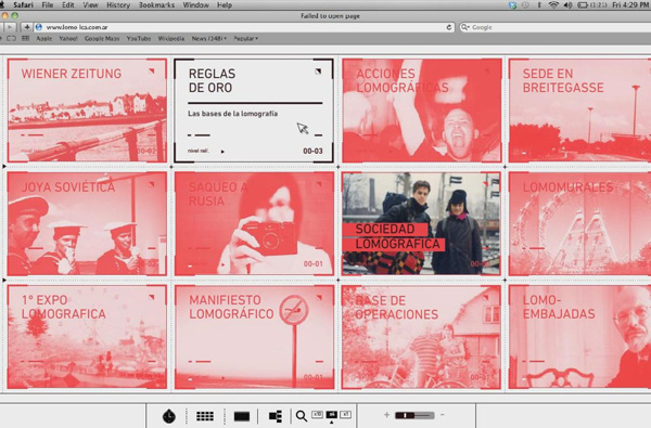 Lomo LC A Website on Behance #layout #photography #web #design