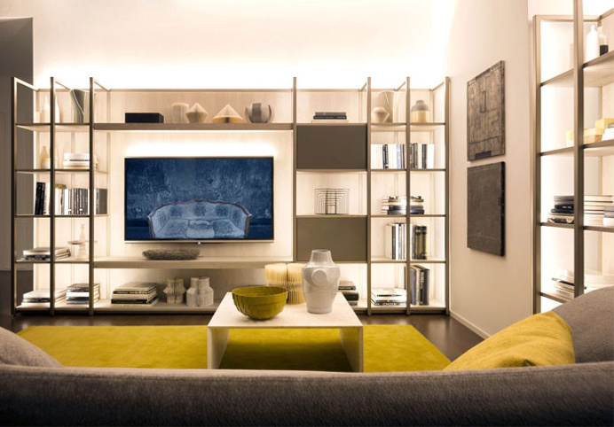 Modern Apartment with Hidden LED Lighting by Matteo Nunziati