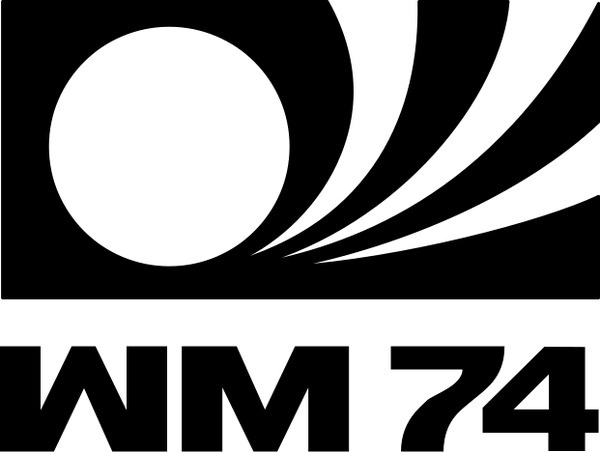 FIFA World Cup 1974 #wm #world #74 #black #logo #1974 #cup