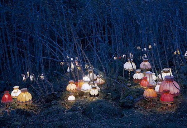 Light Installation, Conceptual artist Rune Guneriussen transforms the most ordinary of objects into large-scale installations that pepper th #lighting #norway #art #installation