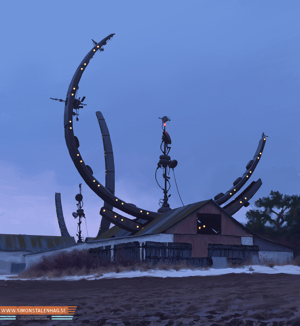 Simon Stålenhag Art Gallery #simon #painting #stlenhag #art