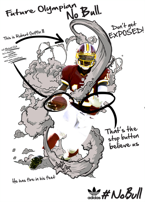 Adidas No bull #washington #robertgriffin3 #redskins #rg3