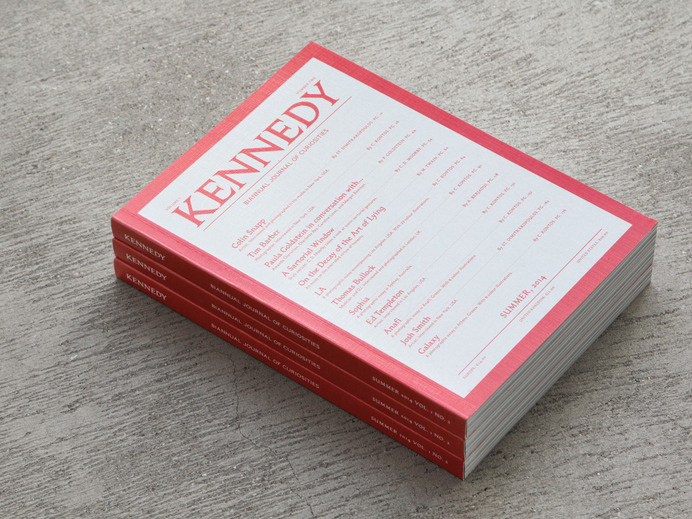 Kennedy Magazine #cover #print #red #book