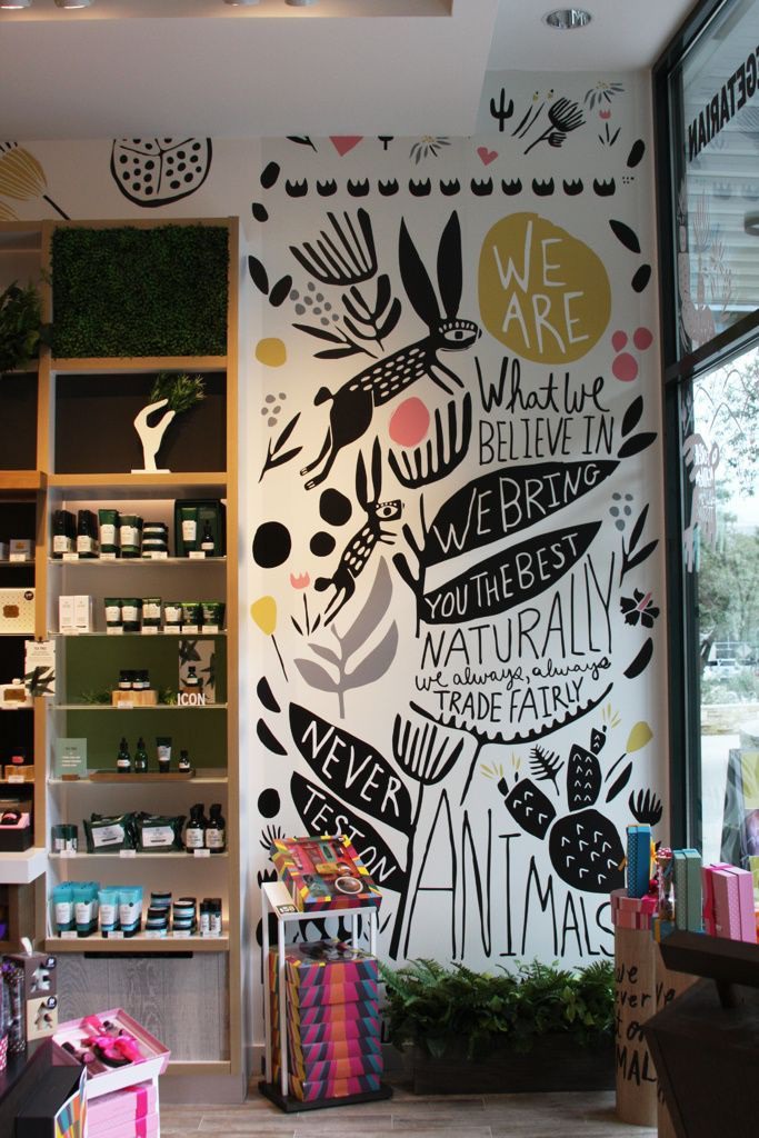 Leah Duncan Wall Murals The Body Shop