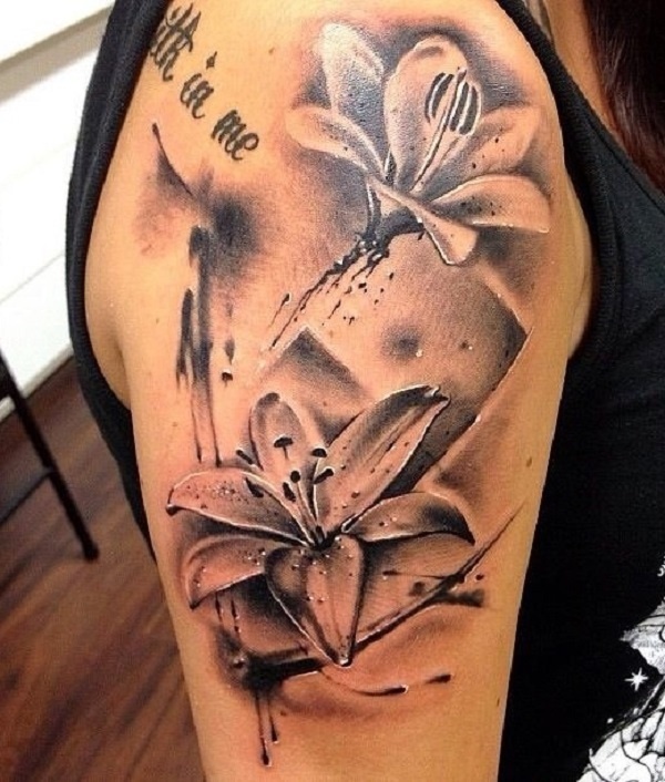 60 Beautiful Lily Tattoo Ideas